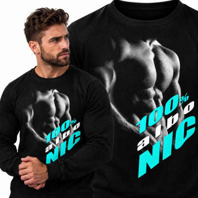BLUZA NA SIŁOWNIĘ  100 % ALBO NIC